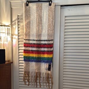 ASOS Colorful Striped Wool Scarf